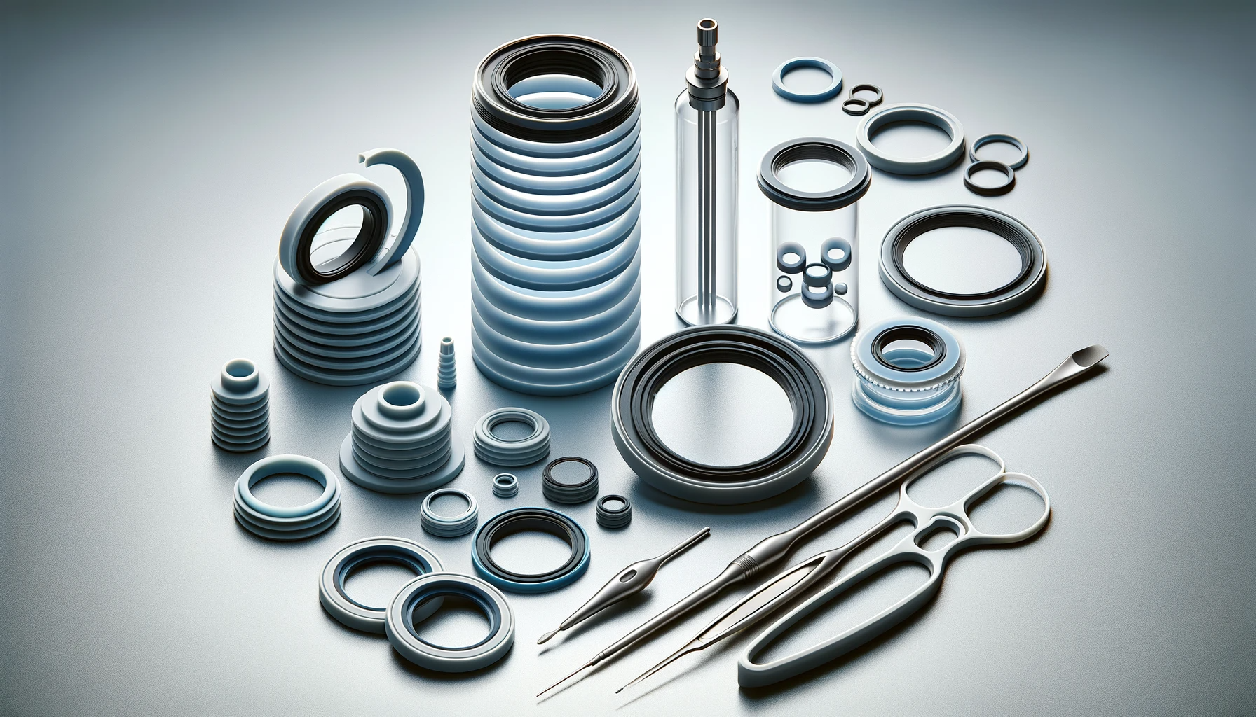 medical seals and gaskets made by liquid silicone rubber